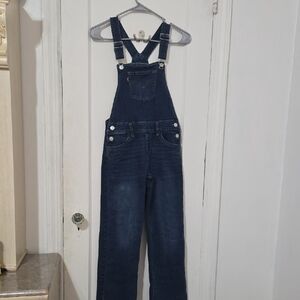 Dark Blue Denim Overalls